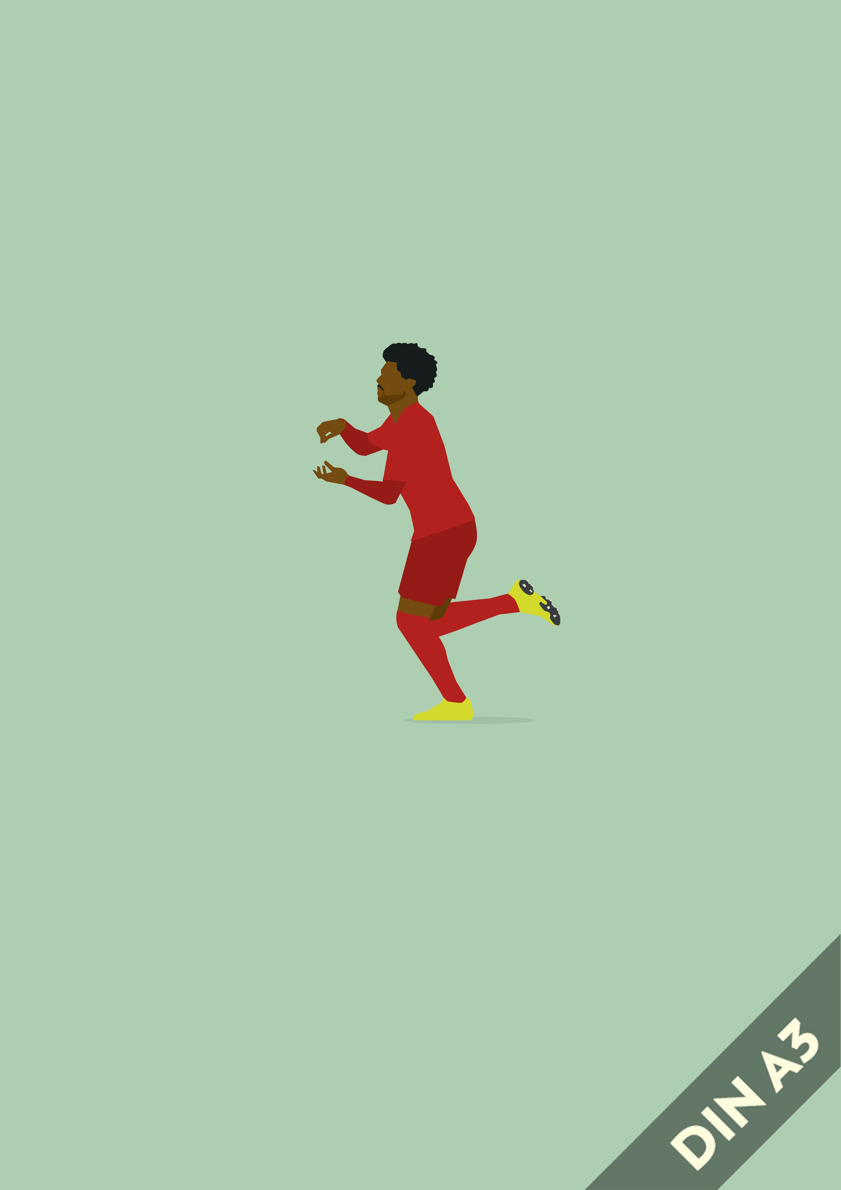 hands-of-god-gnabry-poster-a3-fc-bayern-kunstdruck image 1