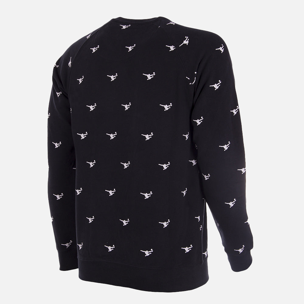 copa-classic-panini-all-over-pullover-schwarz-baumwolle image 3