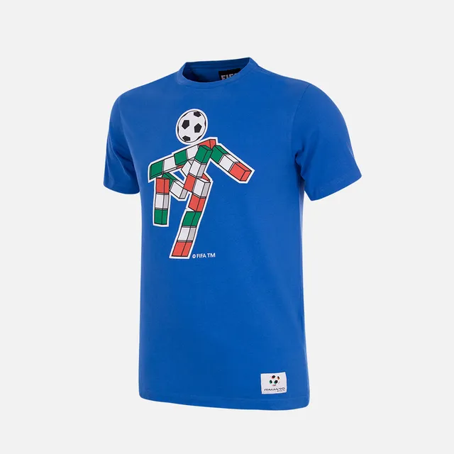 copa-classic-italien-1990-ciao-kinder-t-shirt-blau image 1