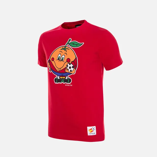 copa-classic-spanien-1982-naranjito-kinder-t-shirt-rot image 1