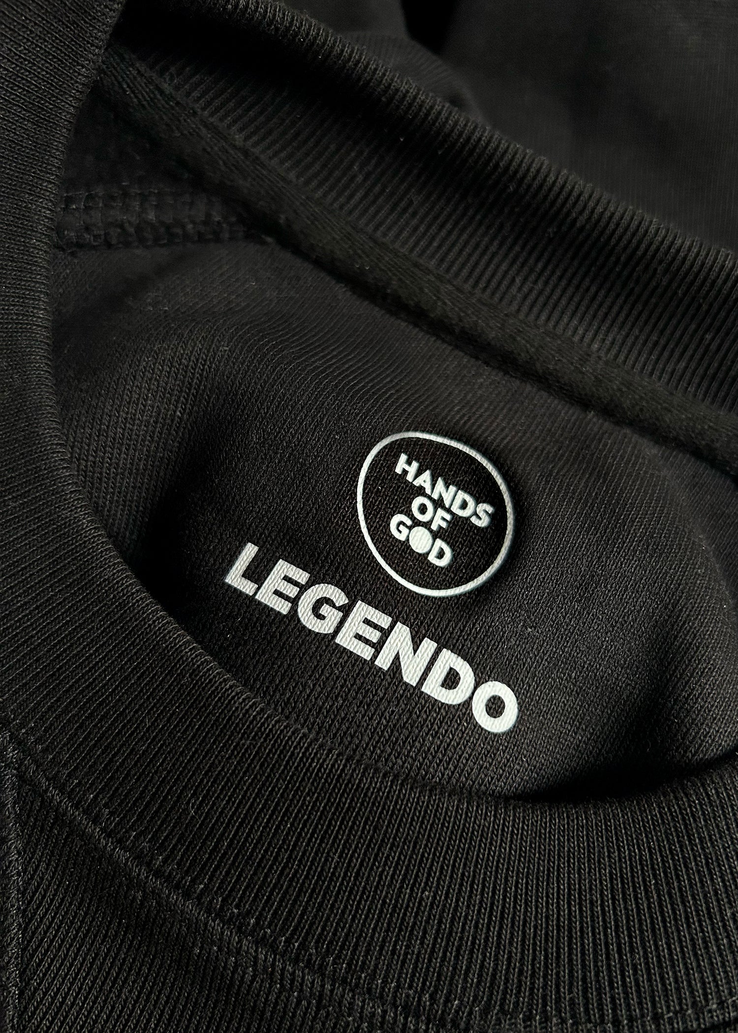 hands-of-god-legendo-crewneck-schwarz-stick-bio-baumwolle image 8