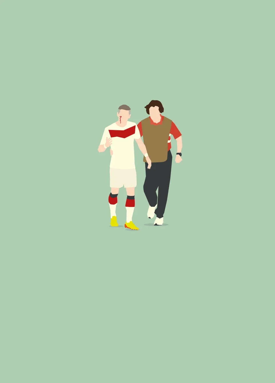 hands-of-god-krieger-kunstdruck-a3-schweinsteiger-wm image 1