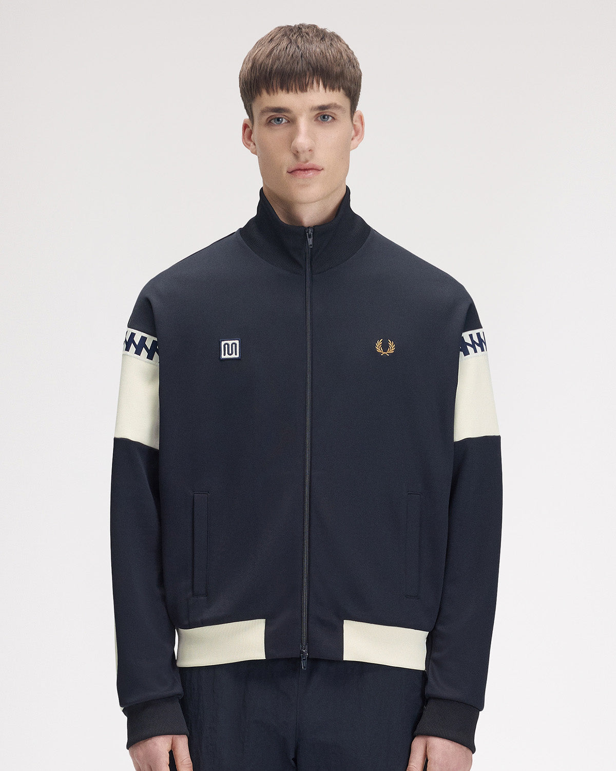 meyba-x-fred-perry-cut-n-sew-trainingsjacke-navy image 3