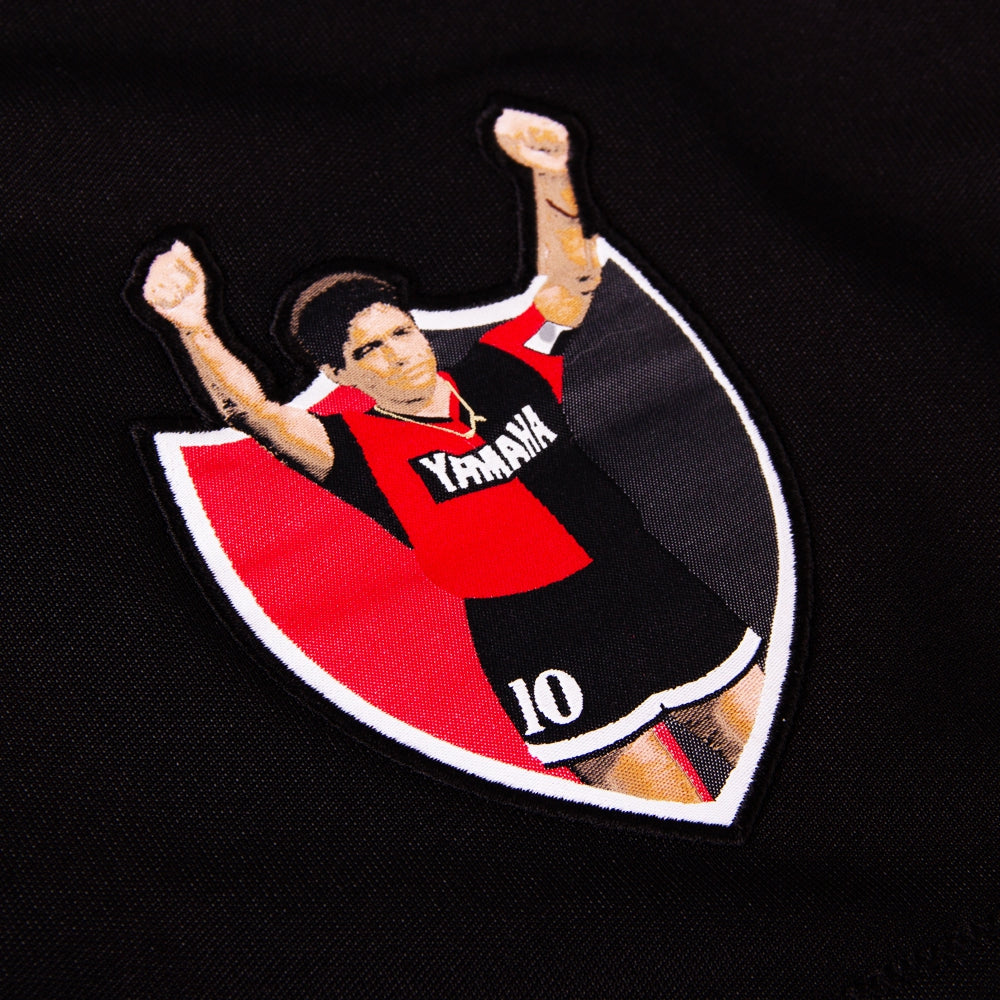 copa-classic-maradona-newell-s-old-boys-1993-retro-fu-balltrikot-rot-schwarz image 6