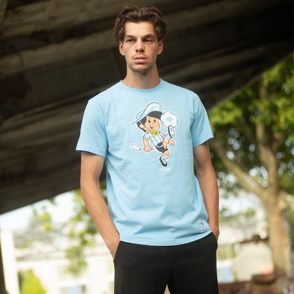copa-classic-argentinien-1978-gauchito-t-shirt-blau image 2