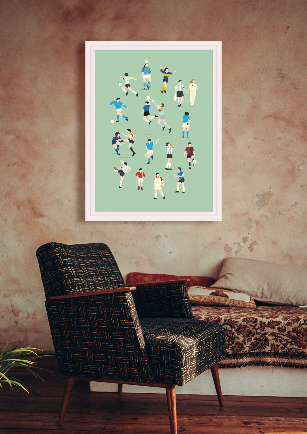 hands-of-god-golden-touch-print-50x70-cm-maradona image 4