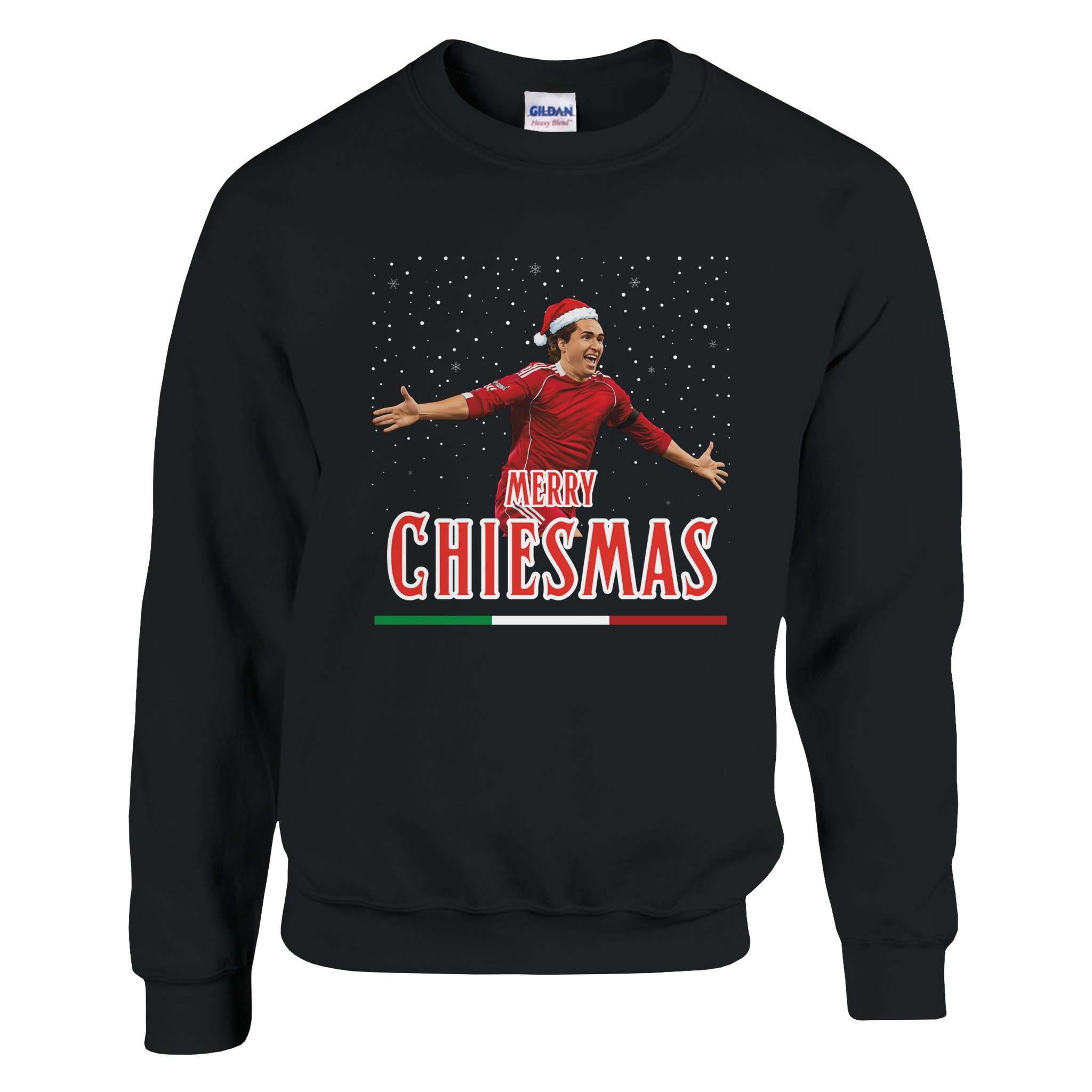 anfield-apparel-merry-chiesmas-chiesa-weihnachtspullover-unisex-baumwolle image 4