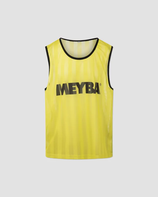 meyba-training-bibs-leibchen-gelb-mesh image 1