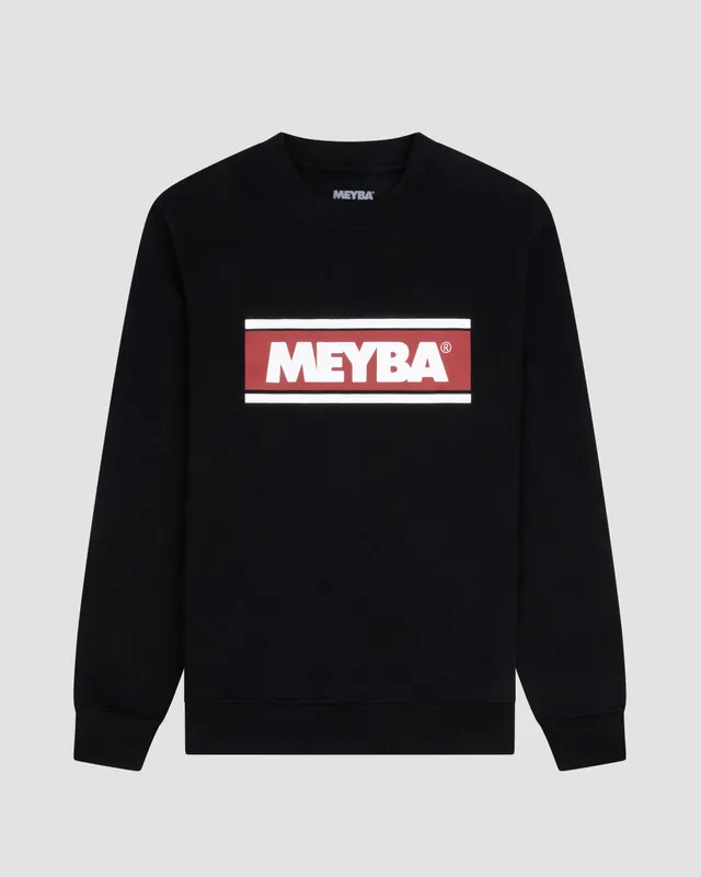 meyba-casa-crew-sweat-sweatshirt-schwarz-aus-baumwolle image 1