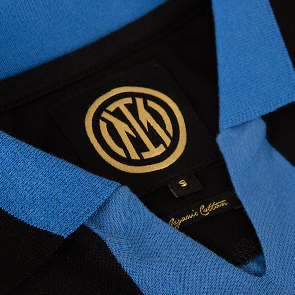 copa-retro-football-shirts-inter-1963-64-trikot-blau-schwarz-bio-baumwolle image 5