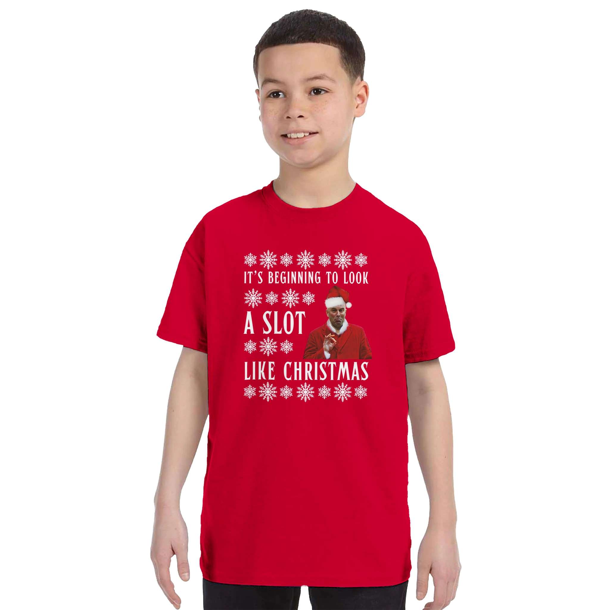 anfield-apparel-slot-like-christmas-kinder-t-shirt-rot image 2