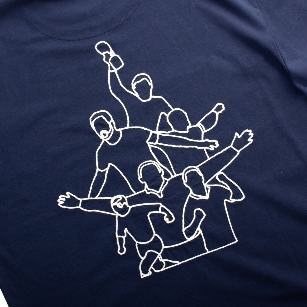 copa-classic-england-legends-t-shirt-bestickt-marineblau image 6