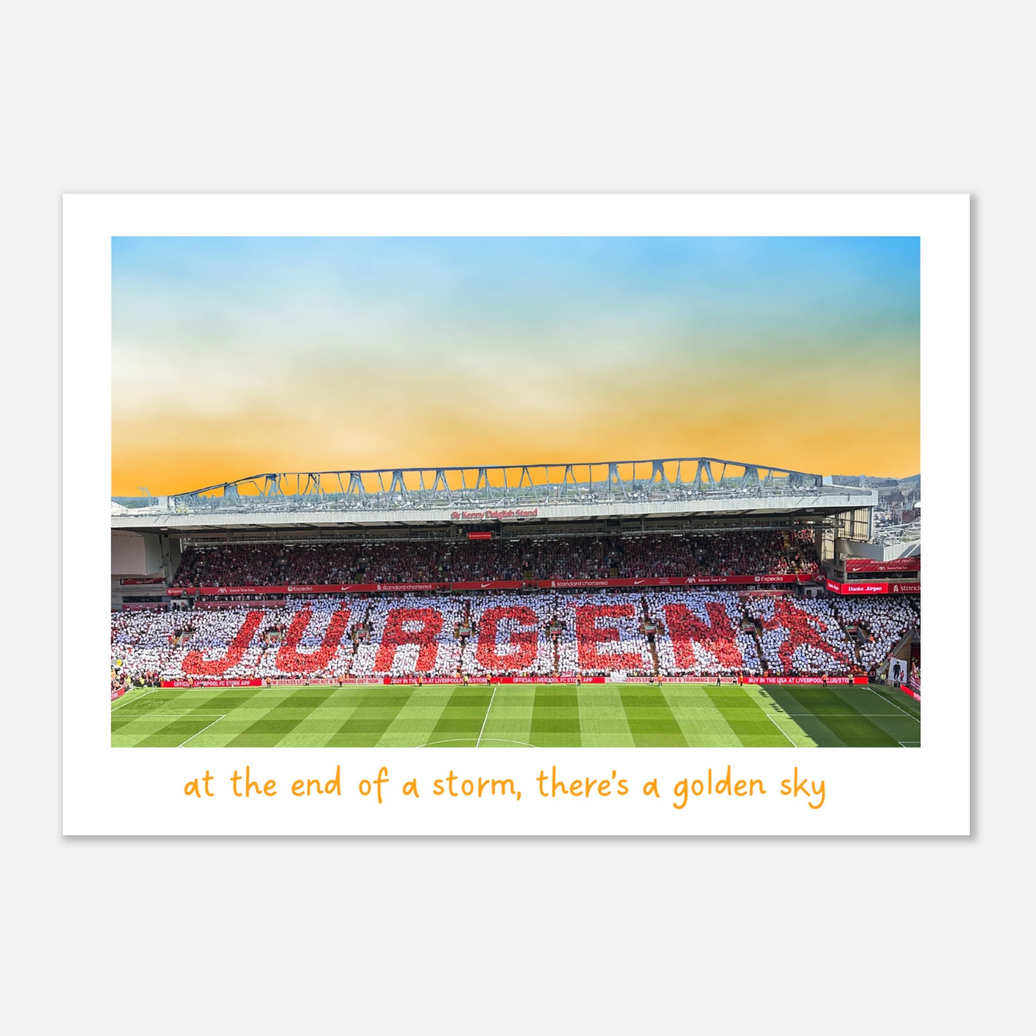 anfield-apparel-j-rgens-golden-sky-poster-lfc-kunstdruck image 1