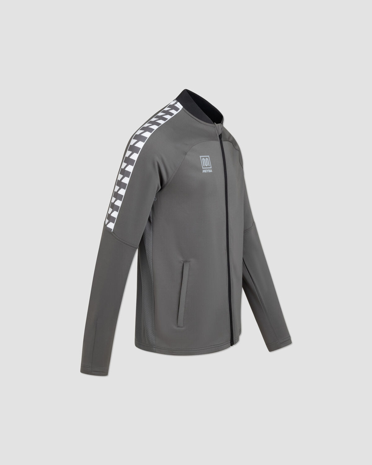 meyba-contact-ptf-trainingsanzug-charcoal-black-polyester-m image 2