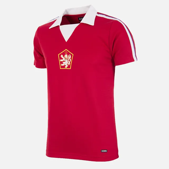 copa-classic-tschechoslowakei-1976-retro-trikot-rot-70s image 1