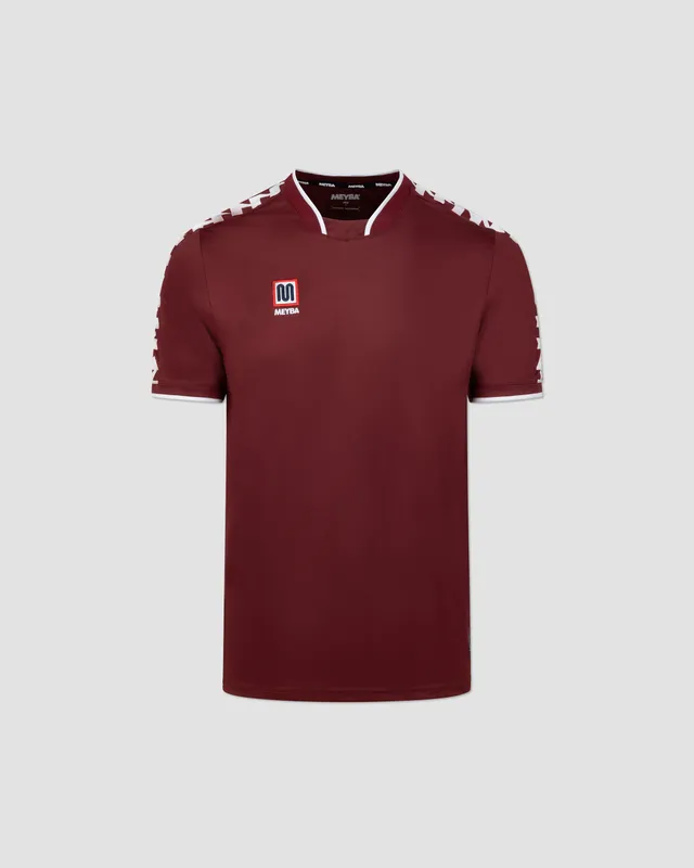 meyba-alpha-matchday-trikot-weinrot-wei-polyester image 1