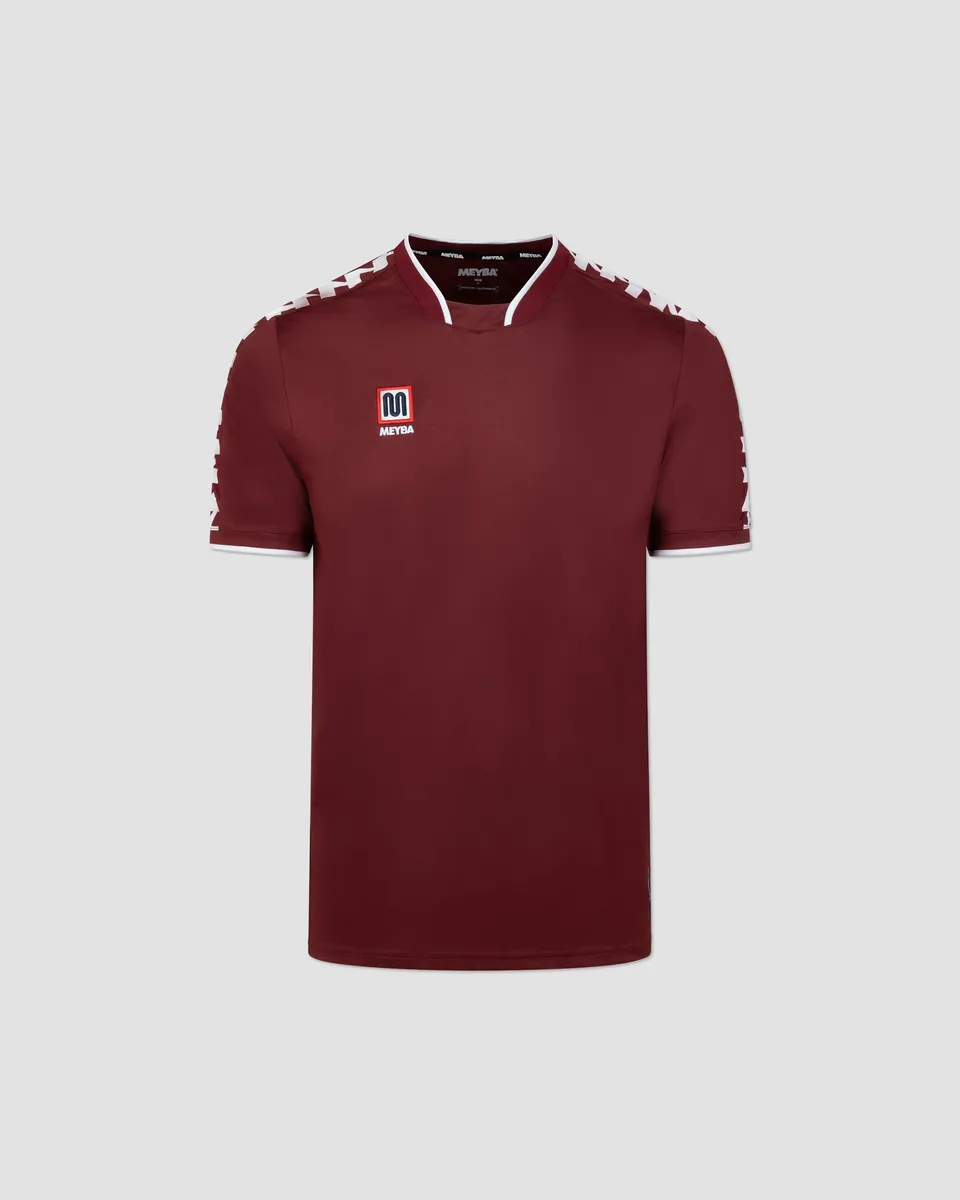 meyba-alpha-matchday-trikot-weinrot-wei-polyester image 1