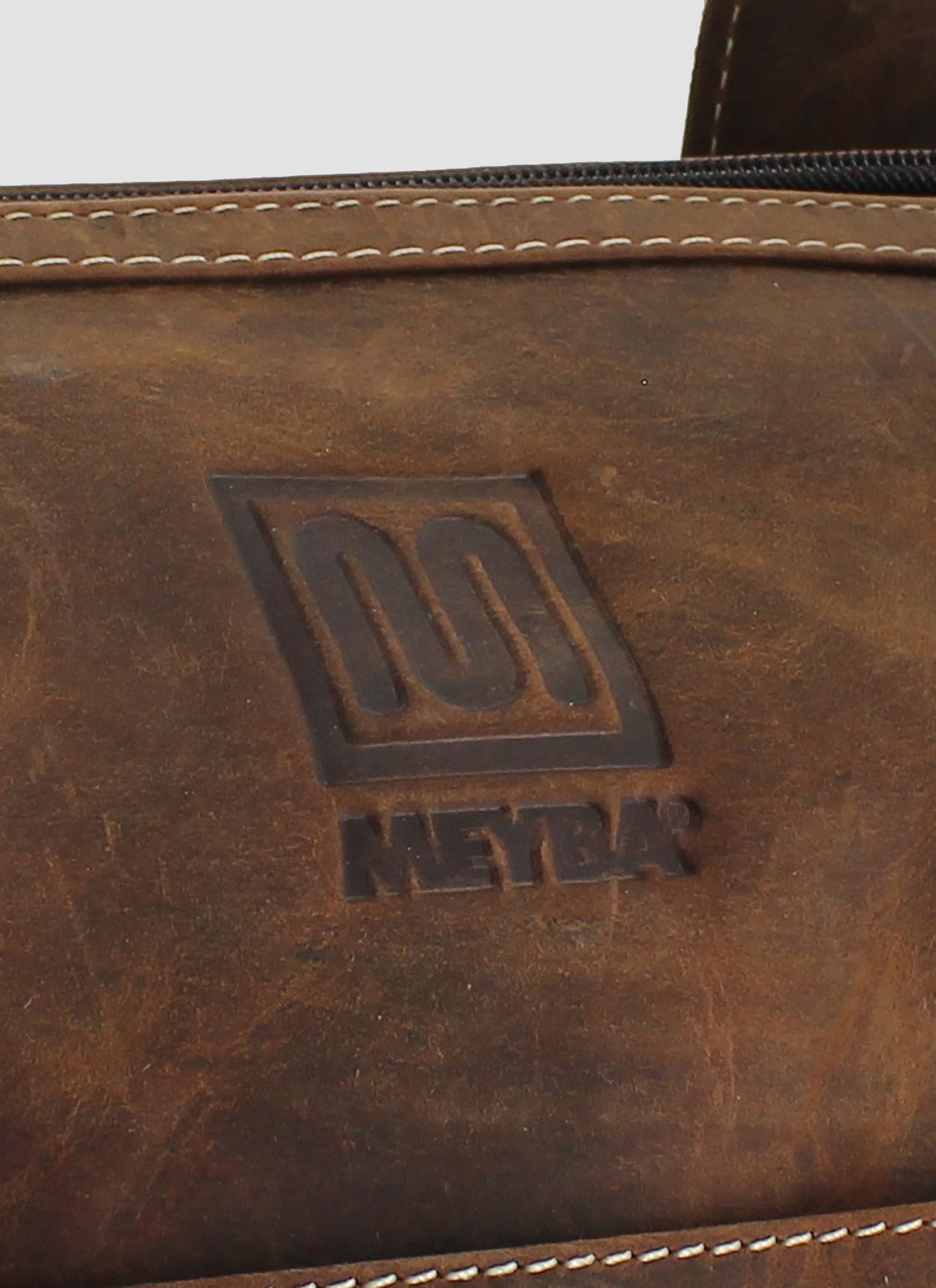 meyba-weekend-holdall-tasche-braun-leder-sporttasche image 4