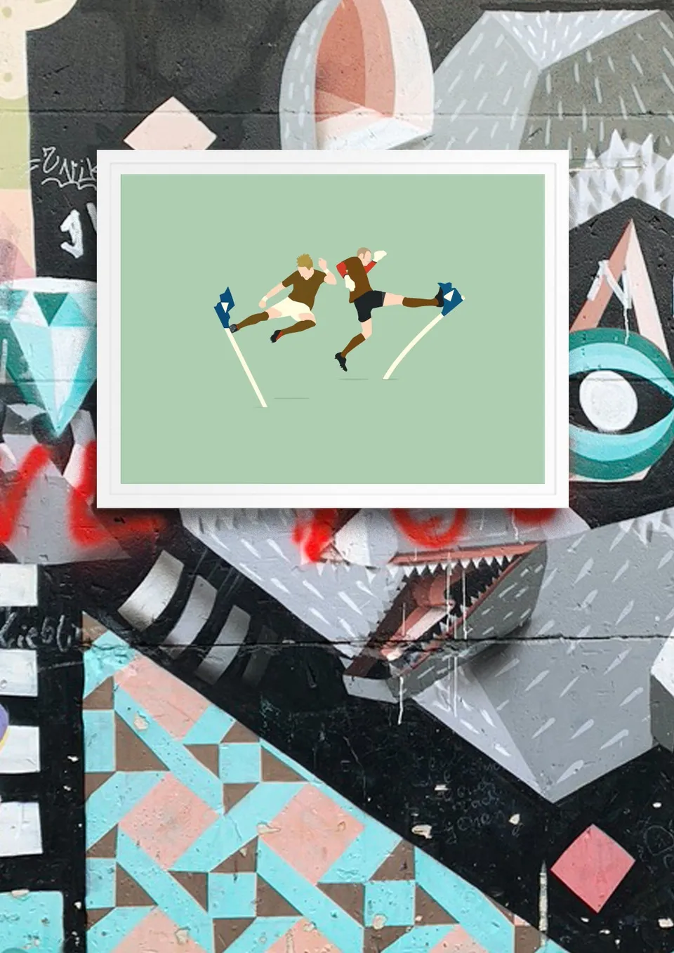 hands-of-god-prints-derby-deja-vu-poster-a3-st-pauli-hsv image 1