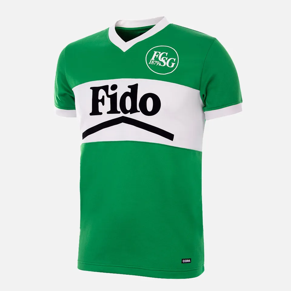 copa-classic-fc-st-gallen-1984-fu-balltrikot-gr-n-baumwolle image 1