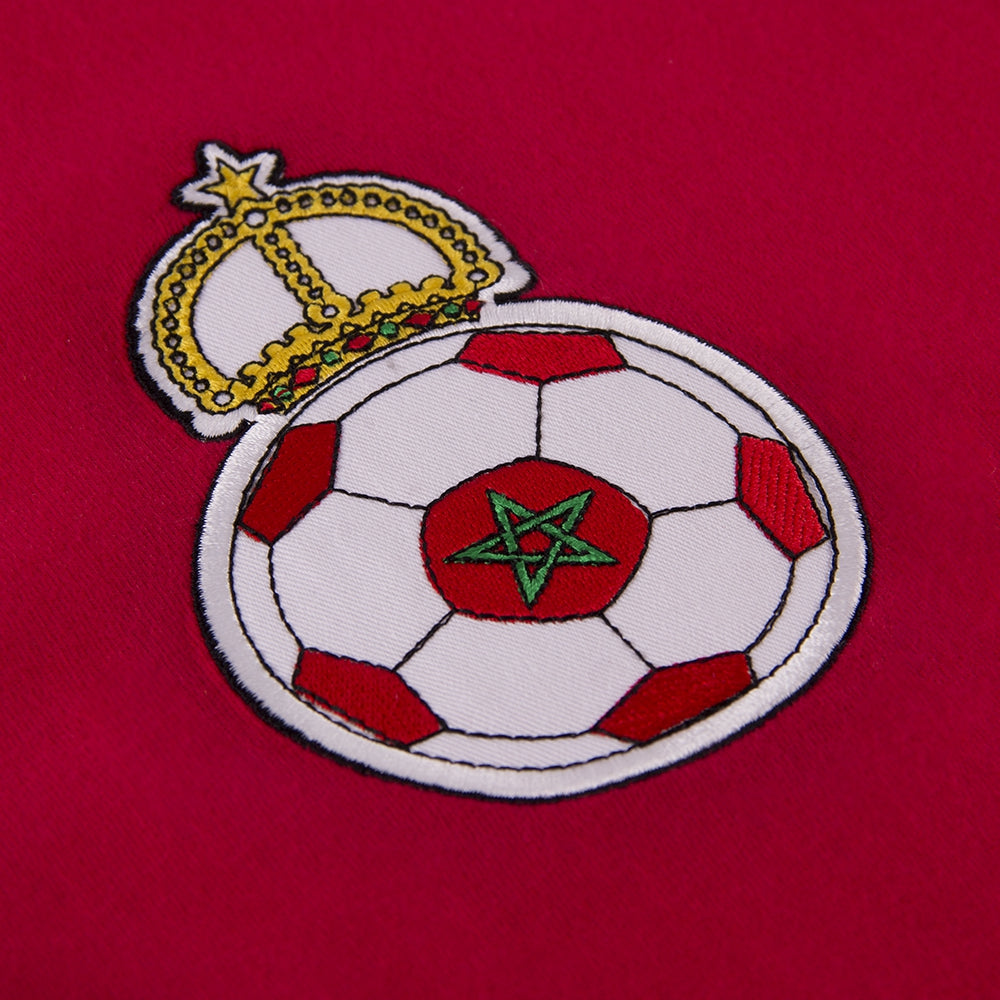 copa-classic-marokko-1970er-retro-trikot-baumwolle-rot image 4