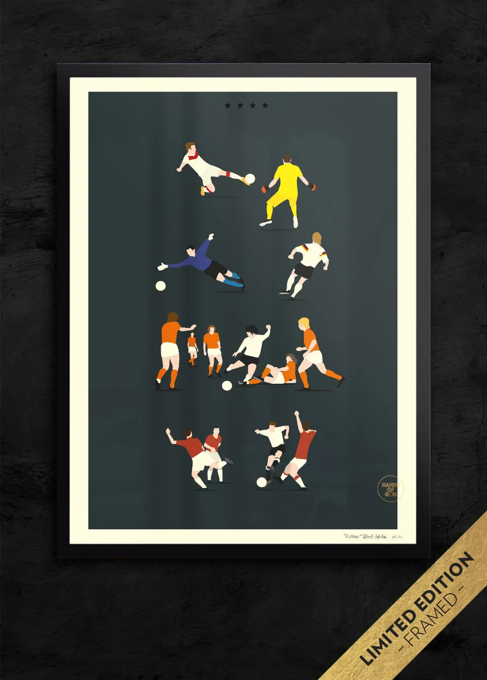 hands-of-god-limited-4-sterne-bild-gerahmt-black-edition image 1