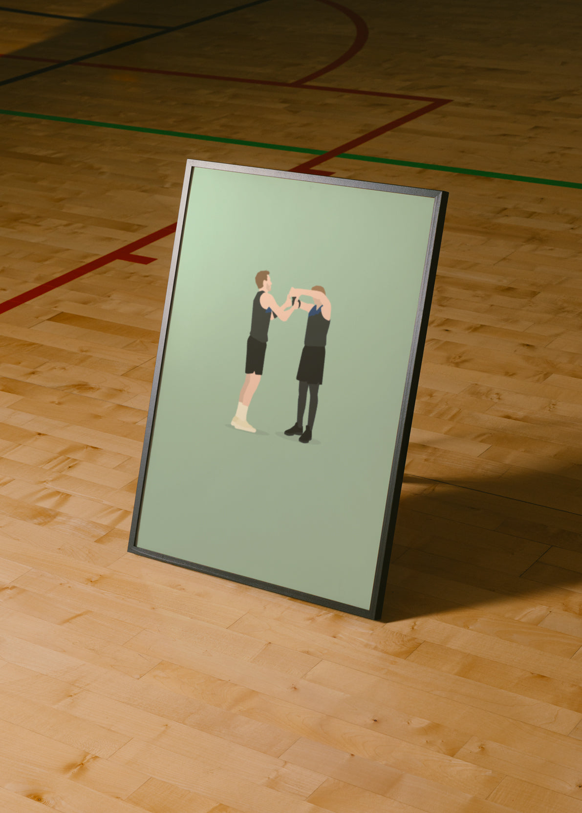 hands-of-god-prints-milk-the-cow-kunstdruck-a3-basketball image 2