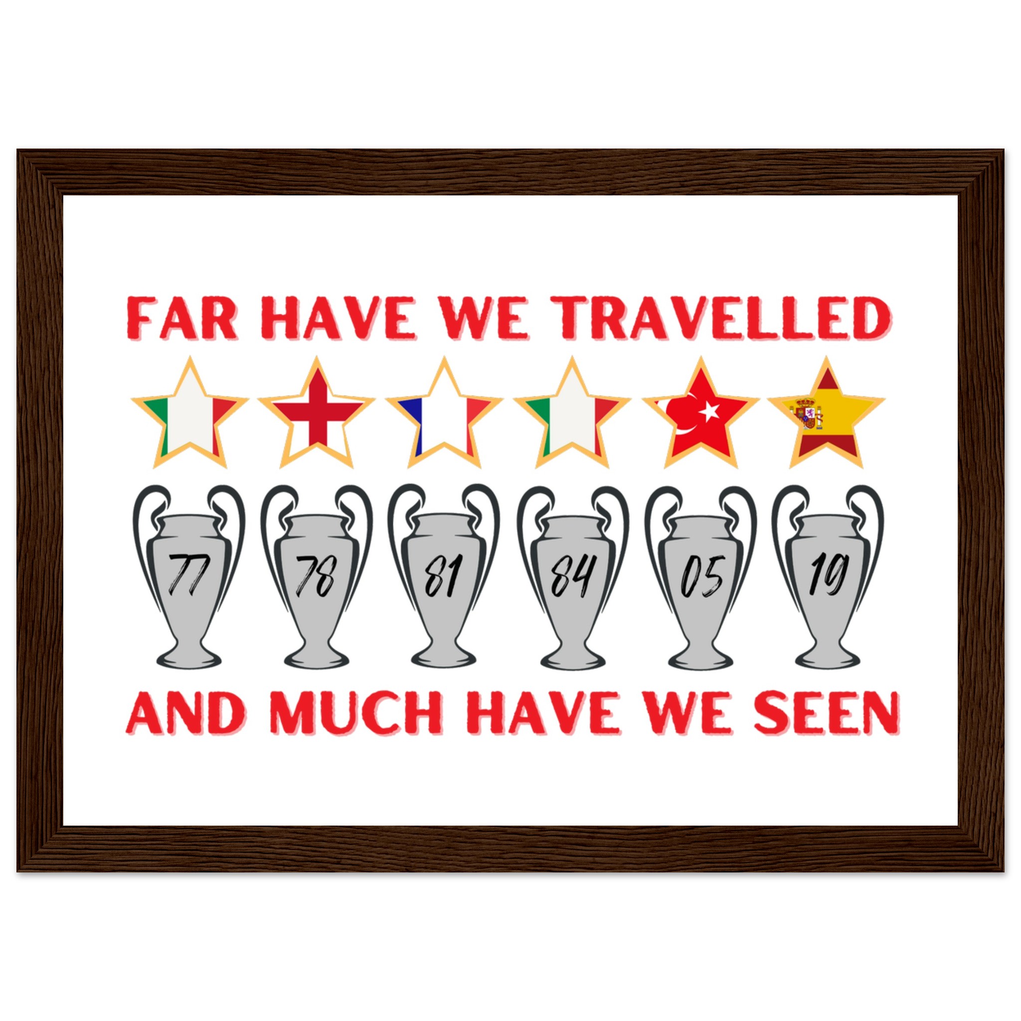 anfield-apparel-far-have-we-travelled-poster-gerahmt-holz image 5