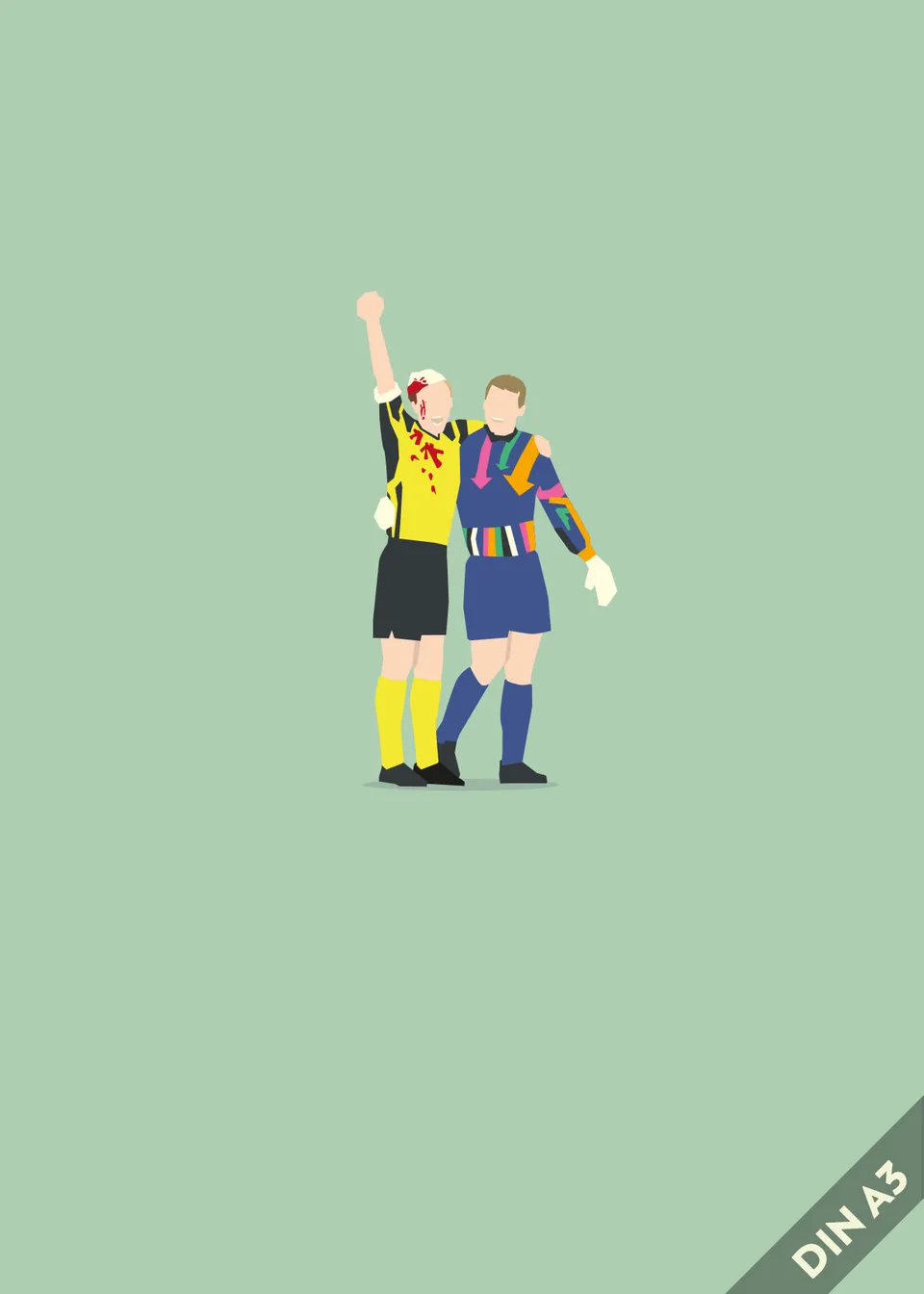 hands-of-god-prints-kutte-poster-a3-bvb-dortmund image 1