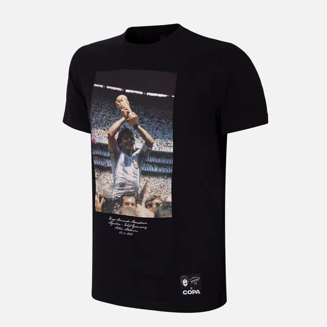 copa-classic-maradona-argentinien-1986-t-shirt-schwarz image 1
