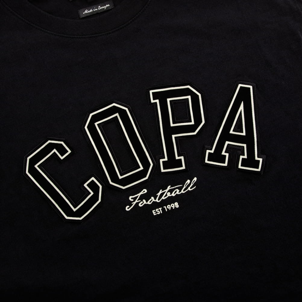 copa-varsity-t-shirt-schwarz-baumwolle-herren-regular-fit image 4