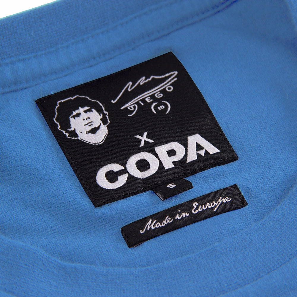 copa-maradona-x-napoli-ausw-rtstrikot-t-shirt-blau-baumwolle image 6