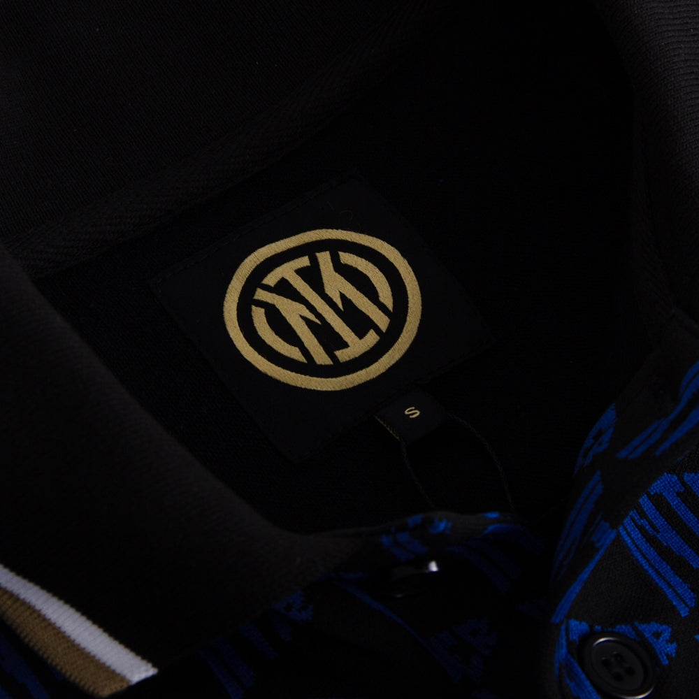 copa-fc-internazionale-all-over-polo-schwarz-blau-herren image 4