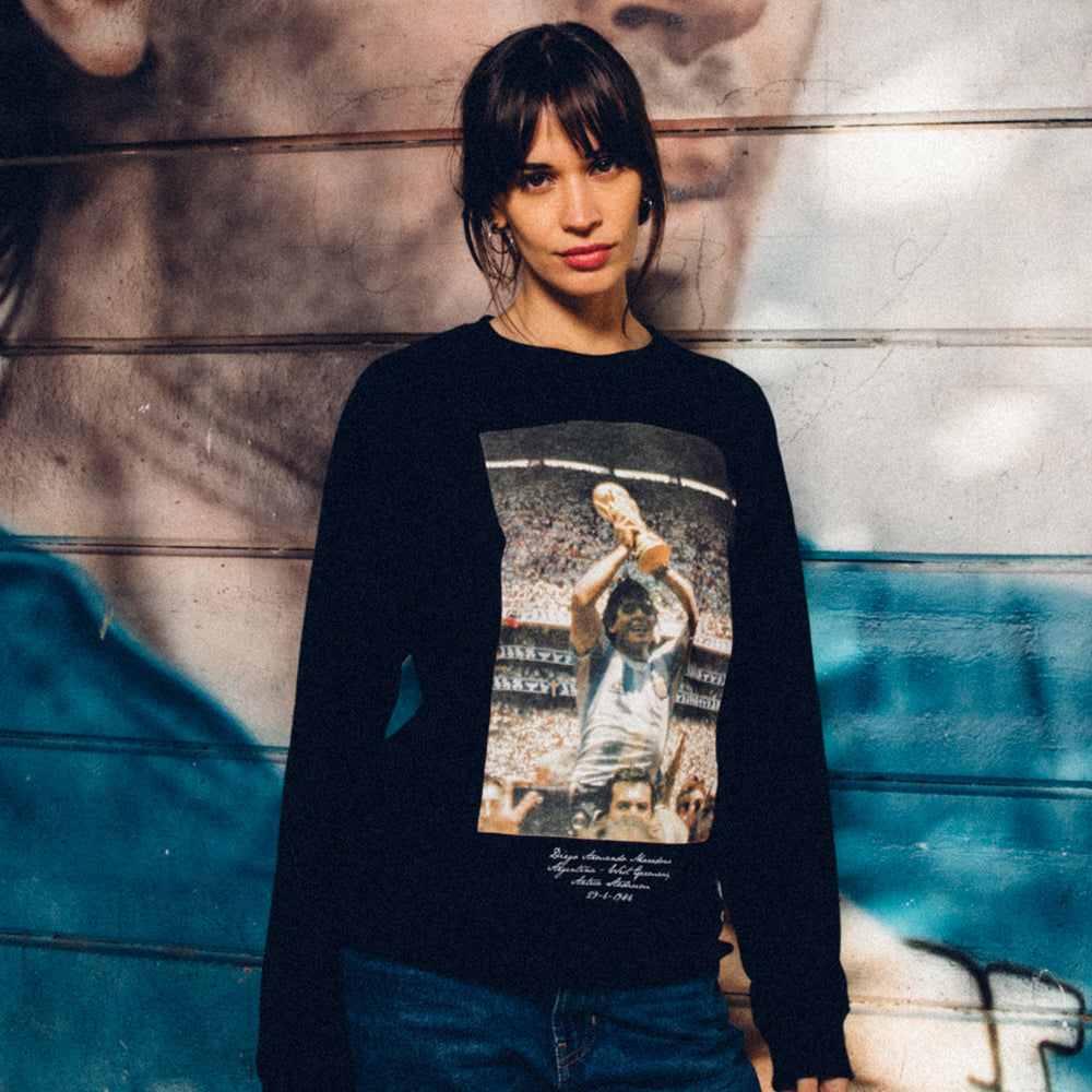 copa-classic-sweaters-maradona-argentinien-1986-pullover-schwarz-baumwolle image 2