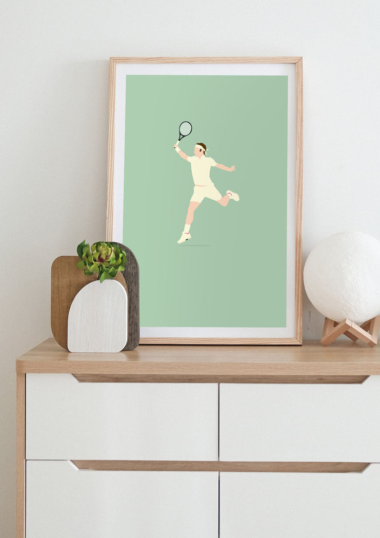 hands-of-god-maestro-print-roger-federer-tennis-poster-a3 image 2