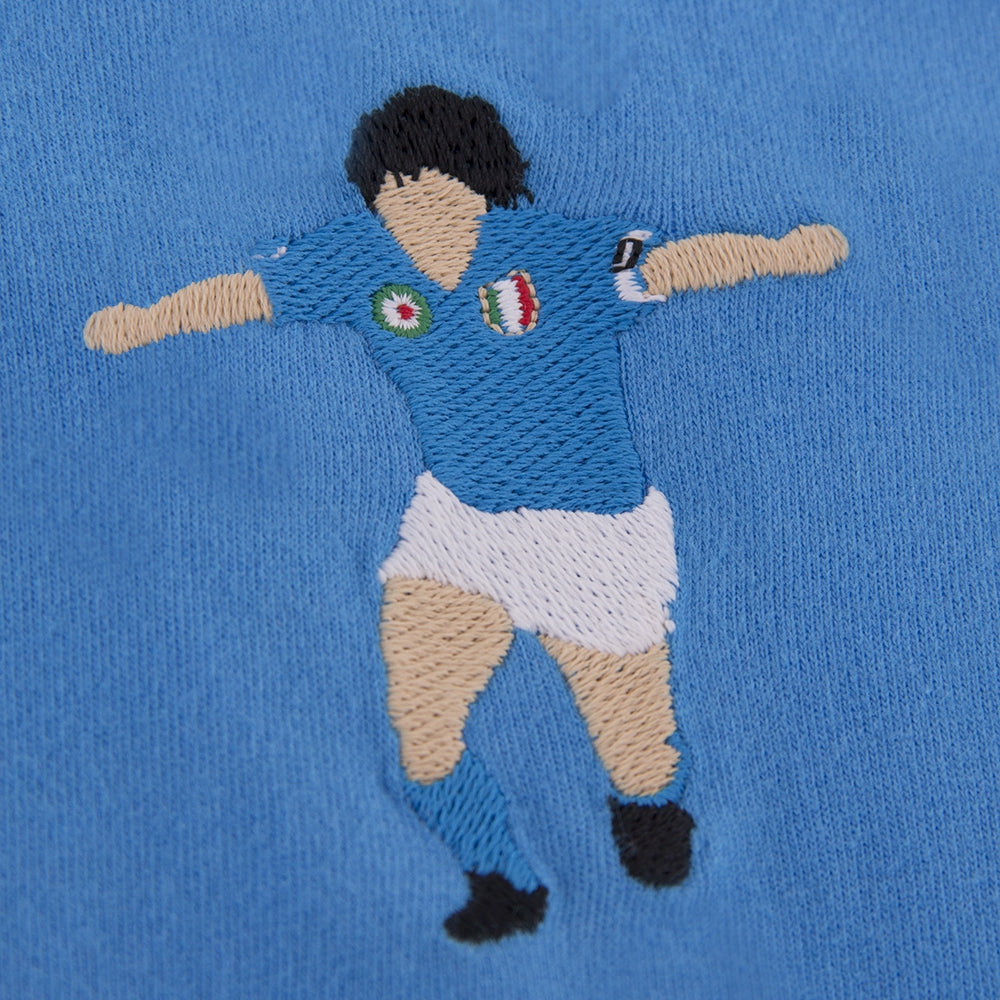 copa-classic-maradona-napoli-t-shirt-blau-baumwolle image 2