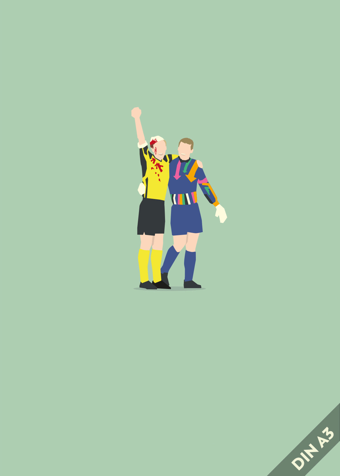 hands-of-god-prints-kutte-poster-a3-bvb-dortmund image 1