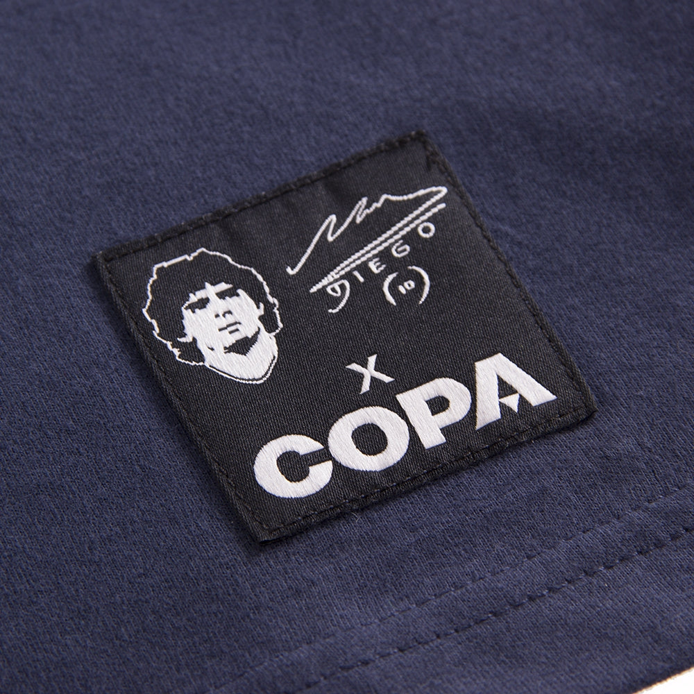 copa-classic-maradona-bombonera-t-shirt-blau-baumwolle image 7