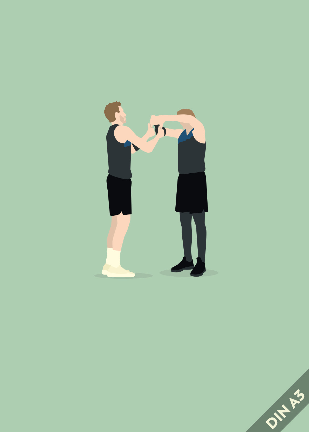 hands-of-god-prints-milk-the-cow-kunstdruck-a3-basketball image 1