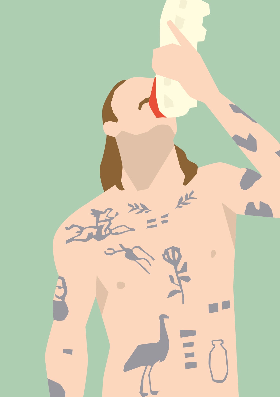 hands-of-god-prints-shoey-print-a3-st-pauli-irvine image 3