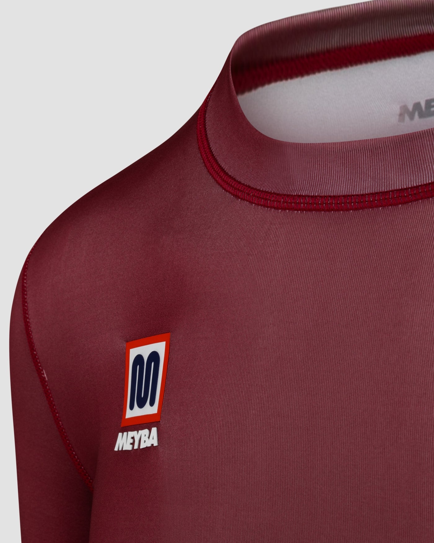 meyba-base-layer-langarmshirt-bordeauxrot-kompression image 6