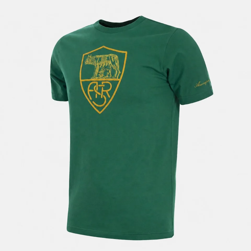 copa-as-rom-heritage-t-shirt-gr-n-herren-retro-serie-a image 1