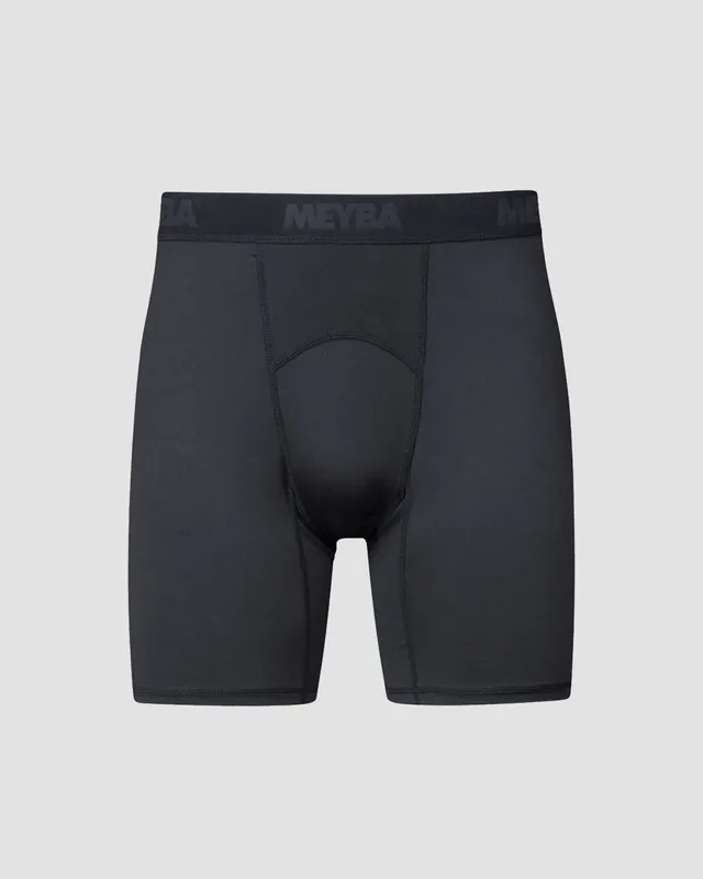 meyba-youth-shorts-base-layer-shorts-schwarz-stretch image 1