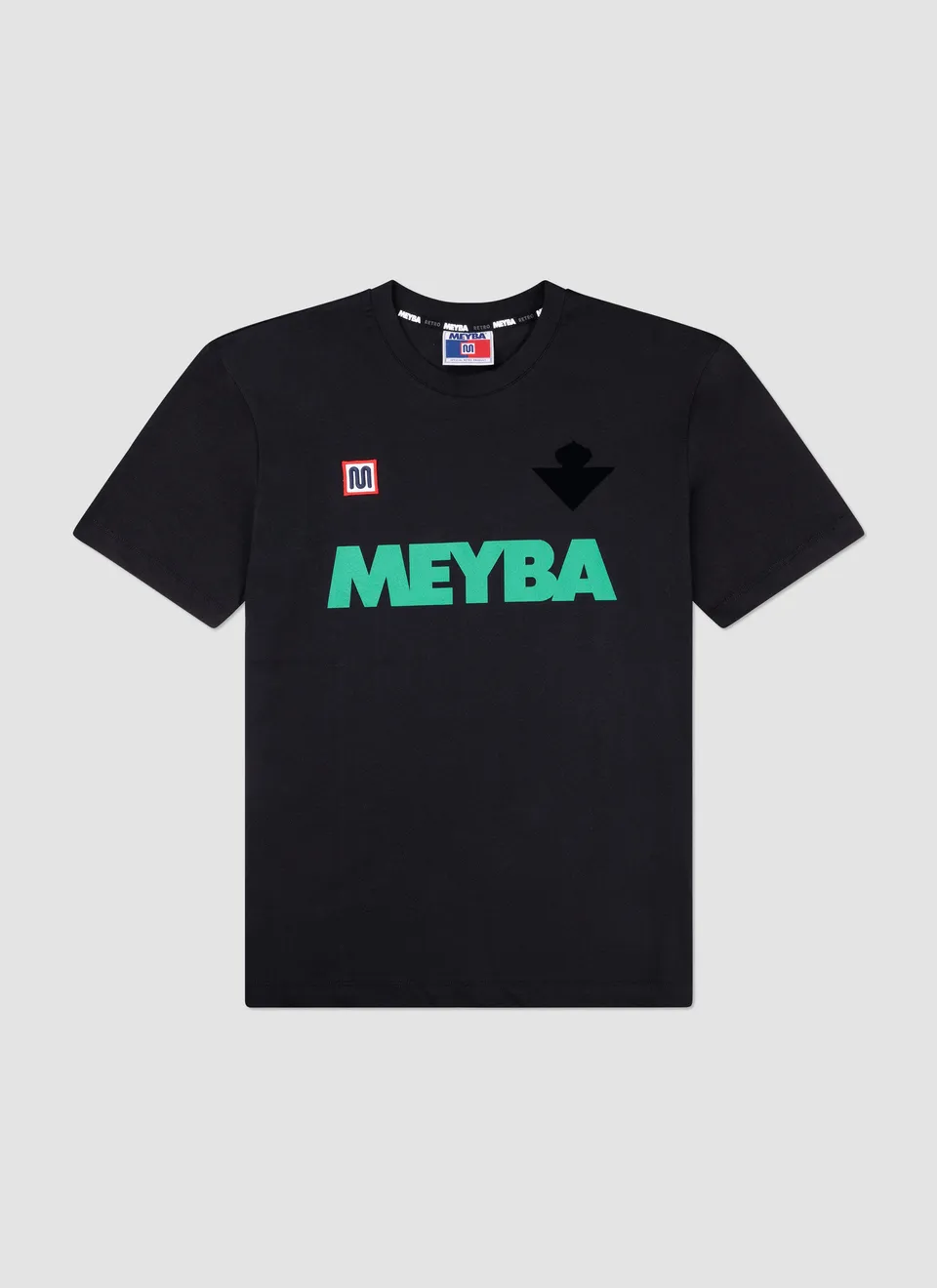 meyba-los-verdiblancos-ma999010-t-shirt-schwarz image 1