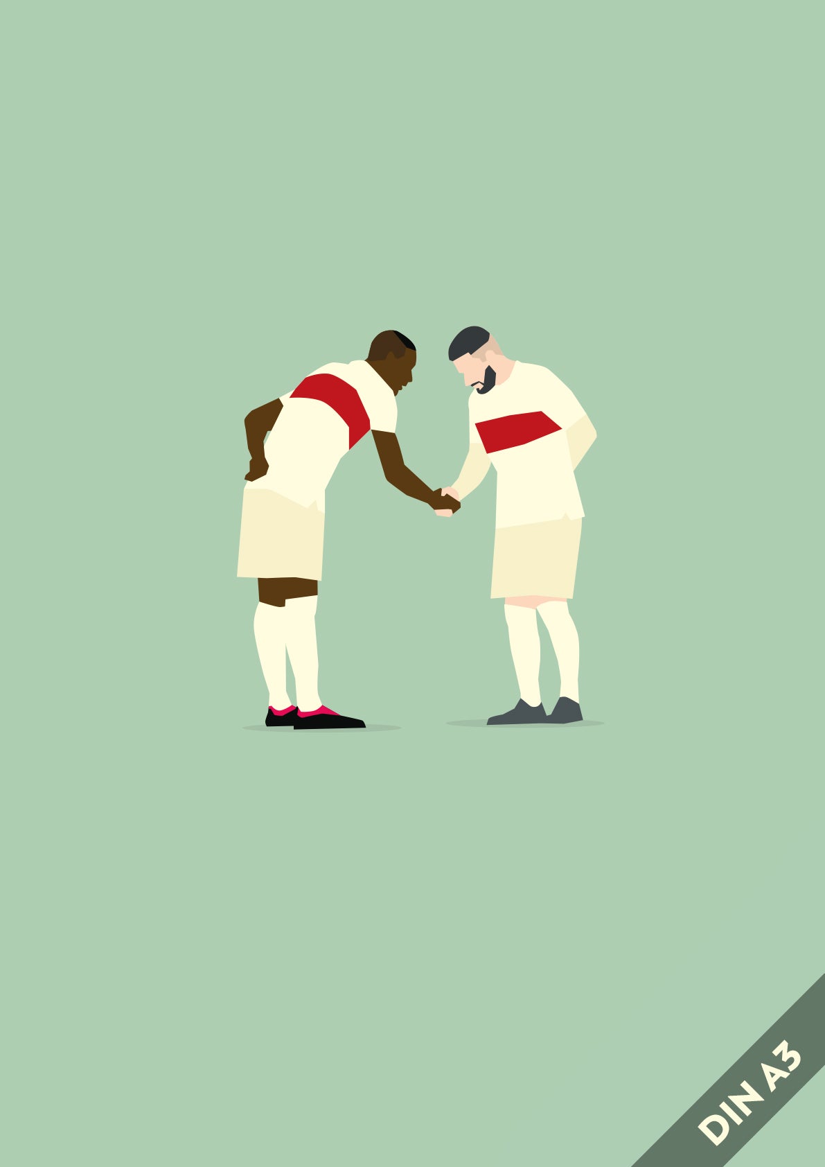 hands-of-god-prints-dream-team-print-a3-vfb-stuttgart image 1
