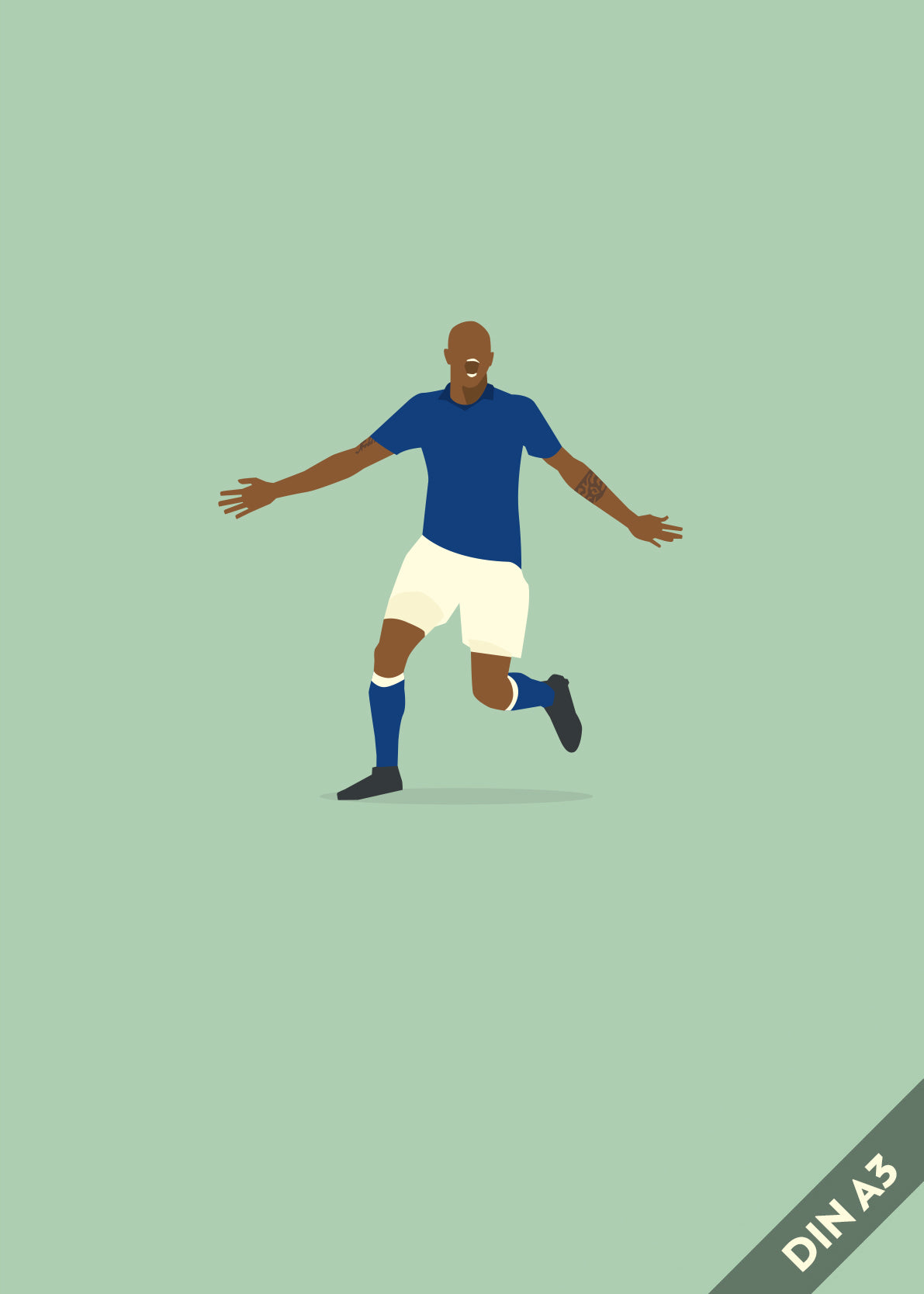 hands-of-god-prints-vier-zuuu-vier-kunstdruck-a3-schalke-derby image 1