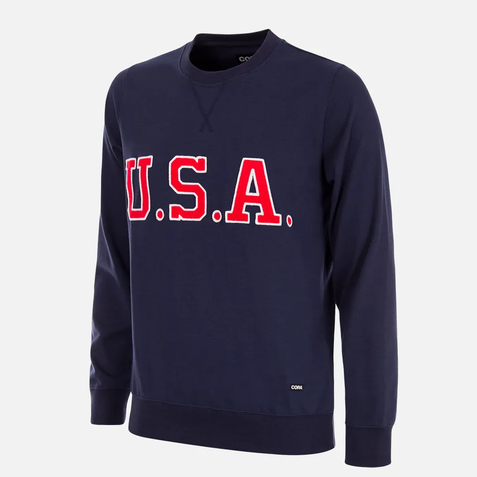 copa-classic-usa-1934-pullover-blau-retro-regular-fit image 1
