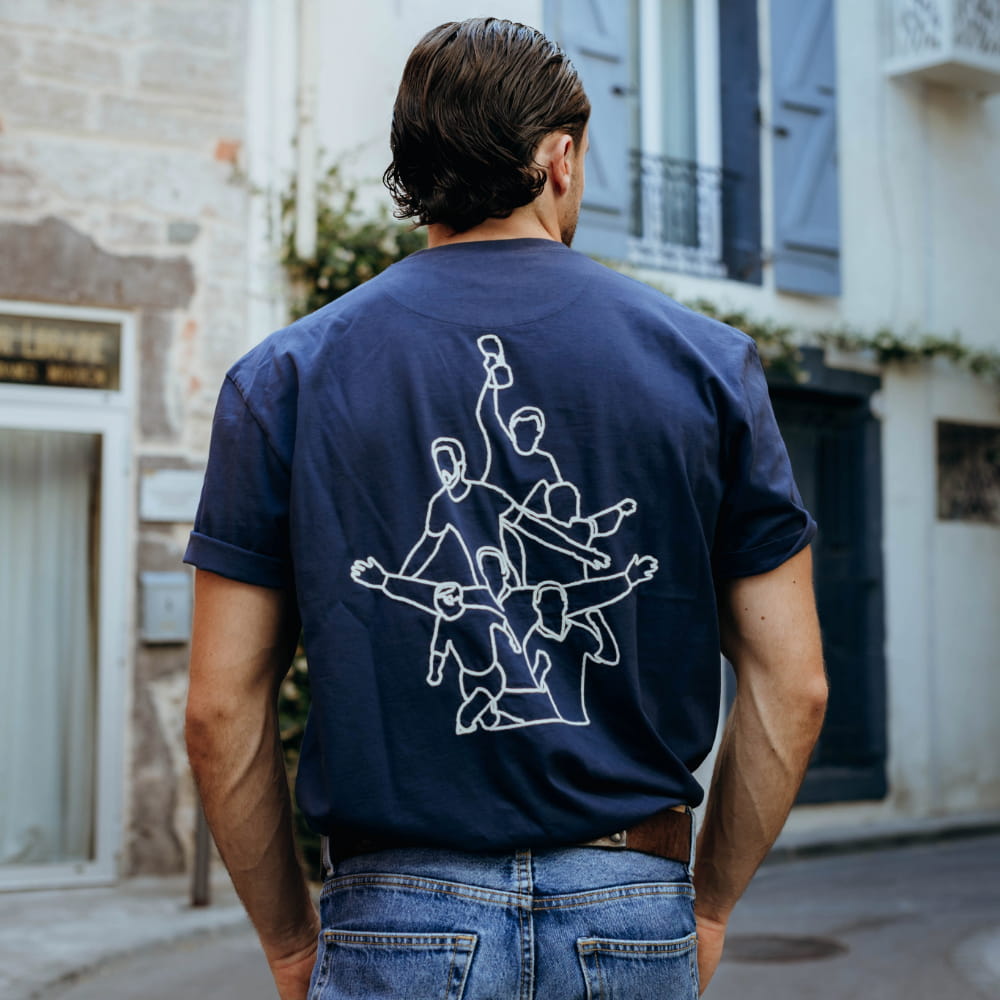 copa-classic-england-legends-t-shirt-bestickt-marineblau image 2