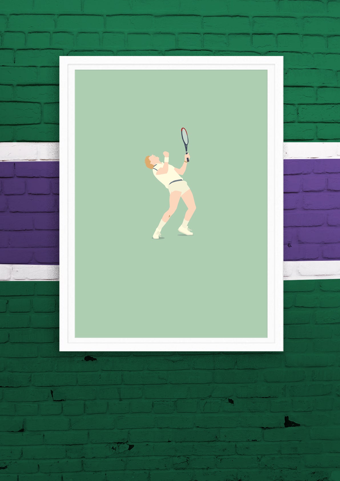 hands-of-god-bumm-bumm-poster-a3-becker-wimbledon-kunstdruck image 2