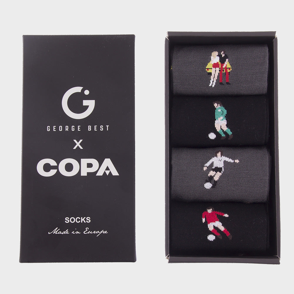 copa-classic-george-best-socken-box-set-schwarz-40-46 image 1